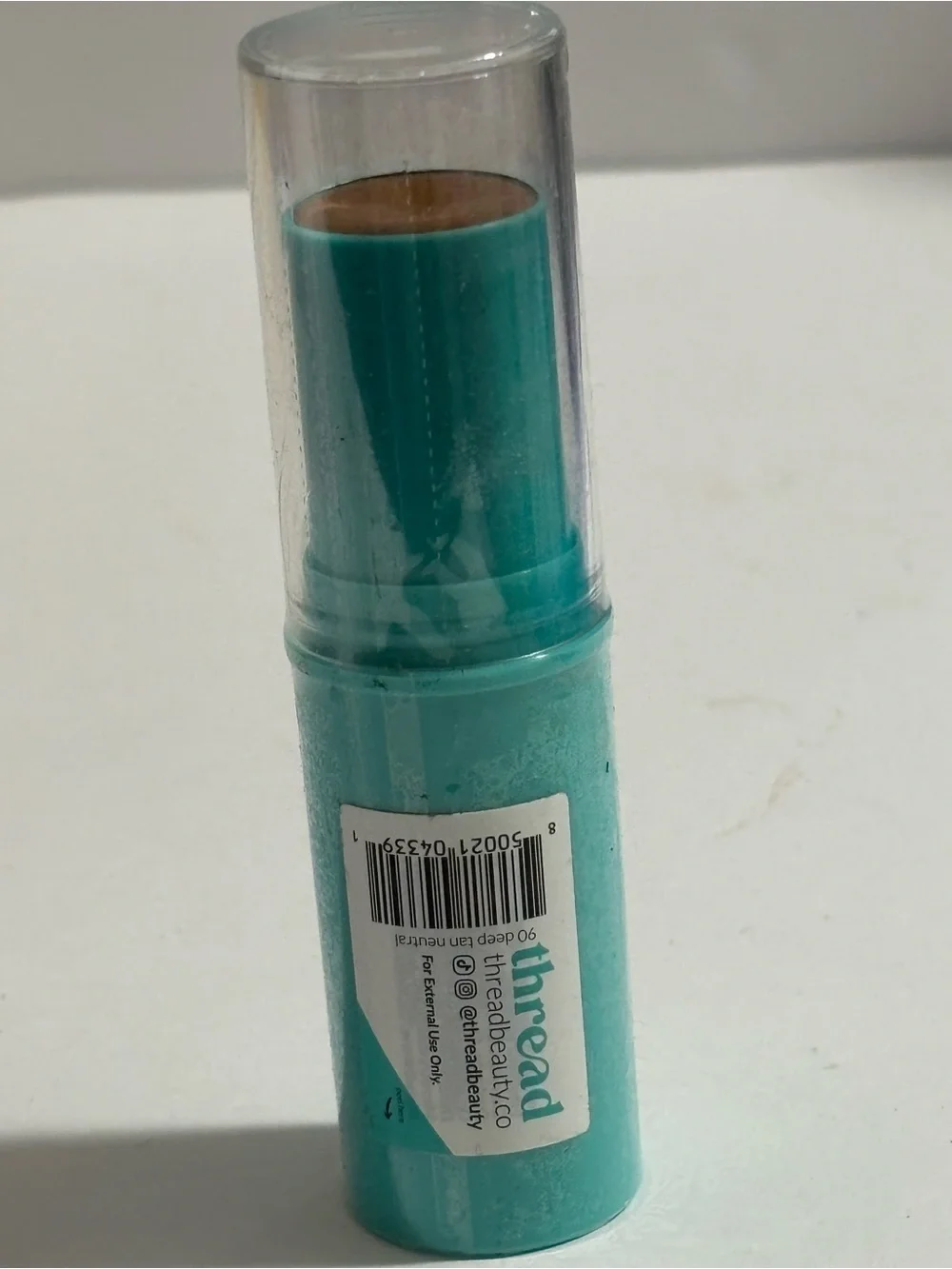 Thread Face It Complexion Stick Deep Tan Neutral- Teal Casing New